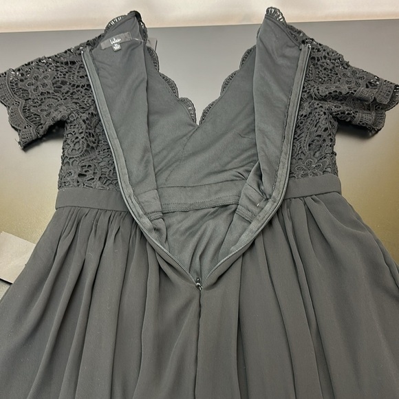 Lulu's “Angel in Disguise” Black Lace Mini Dress - Picture 5 of 14